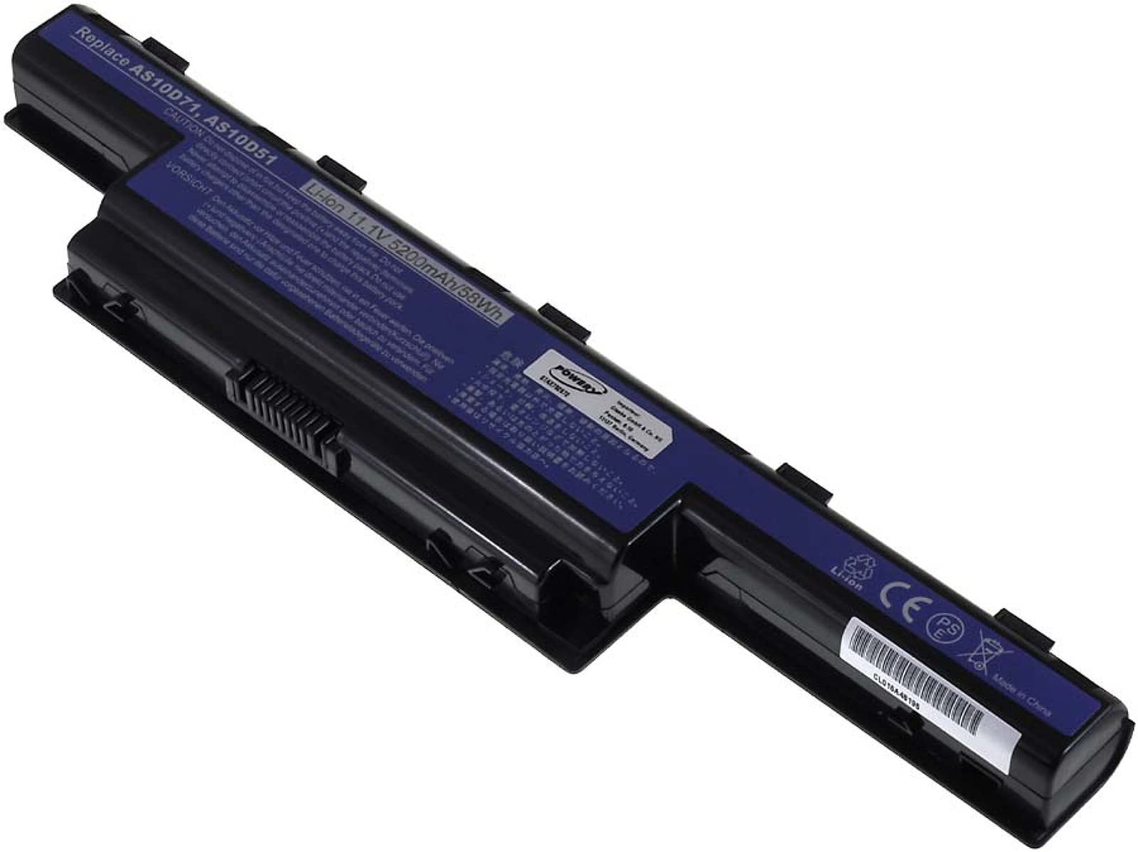 Battery for Acer Travelmate 5760, 10.8 V, Li-Ion: Amazon.de